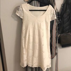 White Sunflower dress